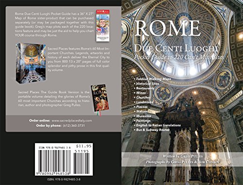 Rome Due Centi Luoghi Pocket Guide to 220 Can't Miss Sites