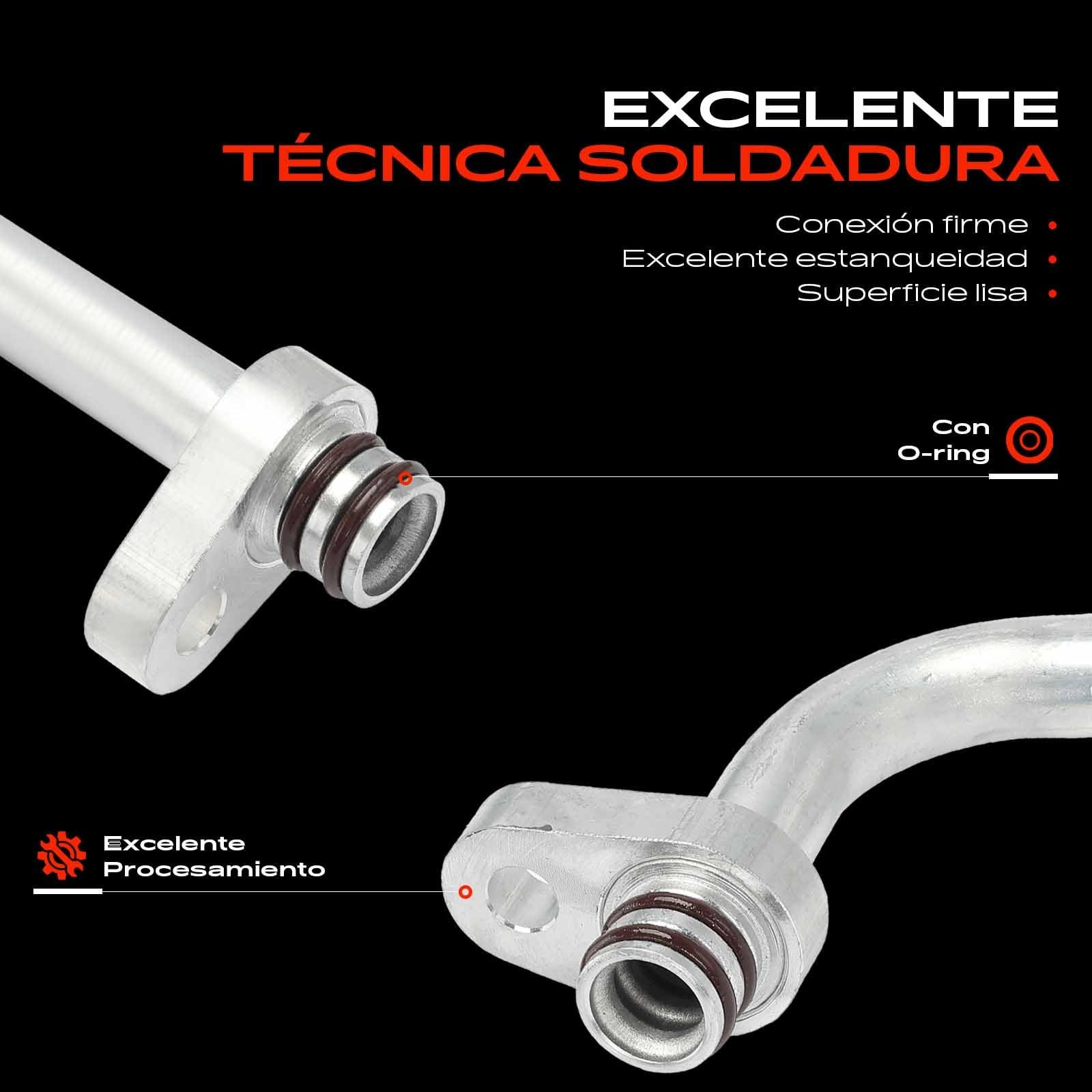 Frankberg Tubería de alta/baja presión aire acondicionado | 6460GR; Compatible con: C2 Enterprise JG, C3 I FC FN, C3 Pluriel HB, C2 JM