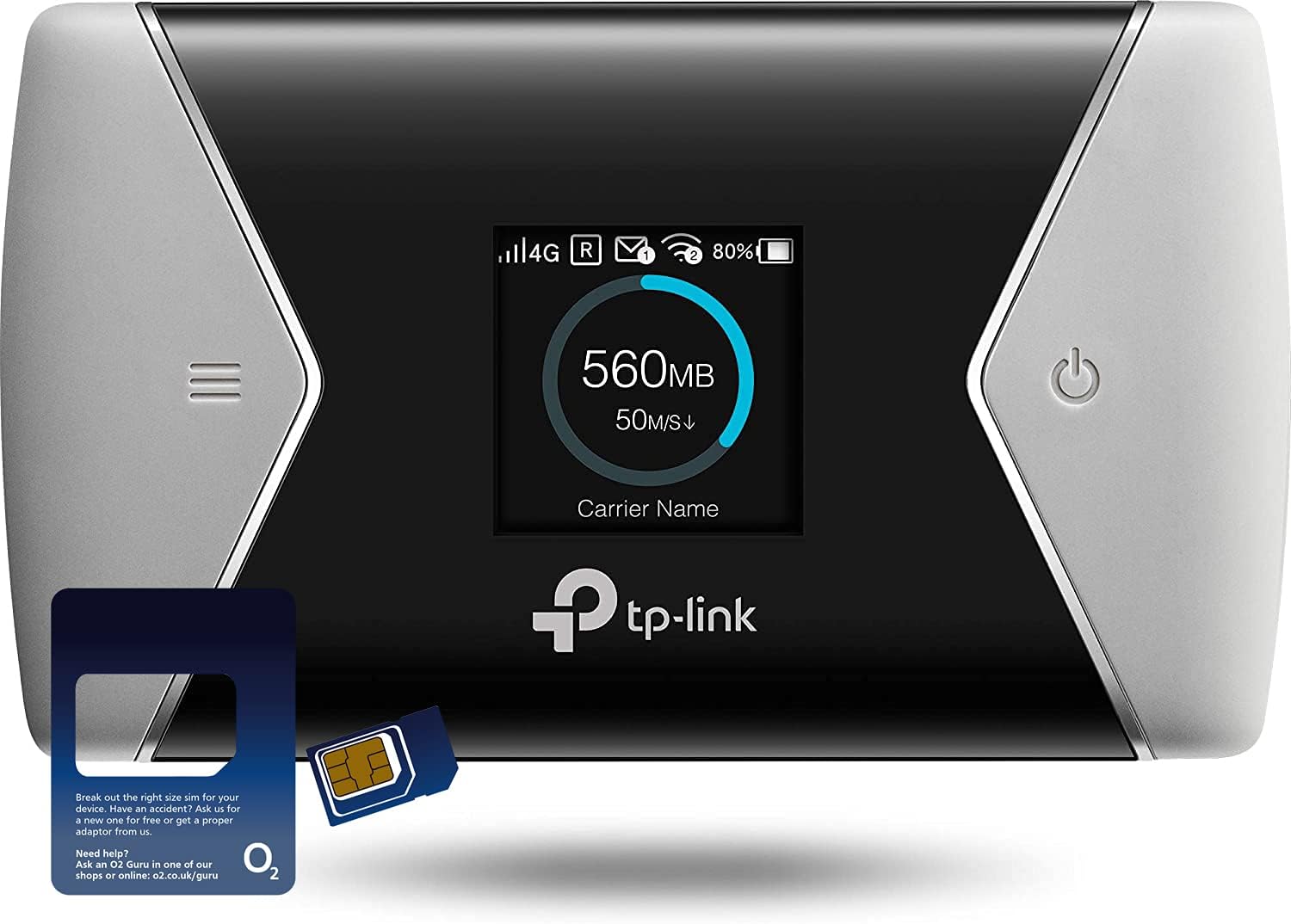 O2 Tp Link TP-Link M7650 4G+ Cat11 LTE Dual Band Mobile WiFi with Unlimited O2 ...