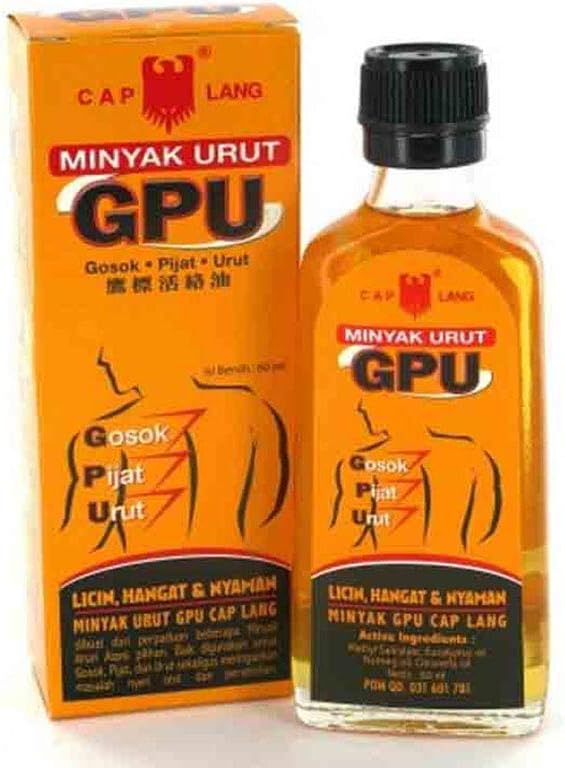 Minyak Urut GPU (Gosok-Pijat-Urut) - (Pack of 2)