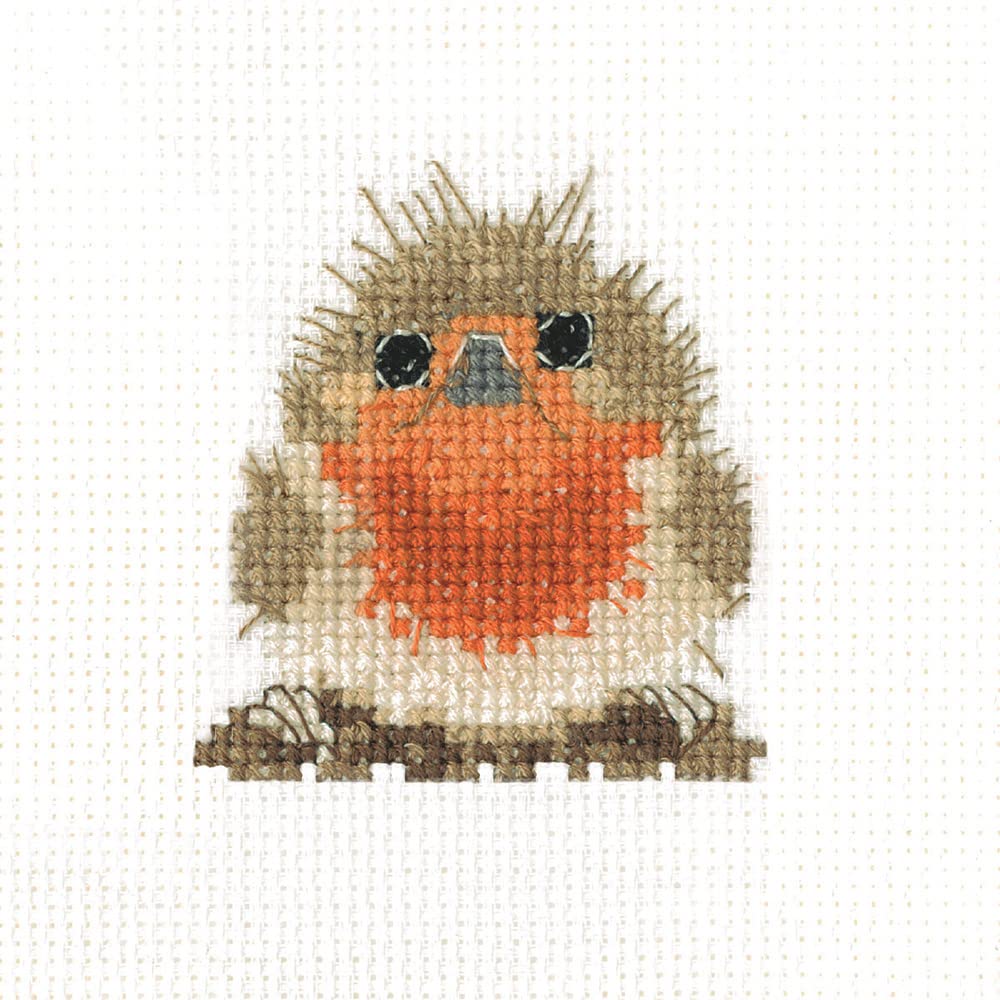 Heritage Crafts Cross Stitch Kit - Rufus Robin