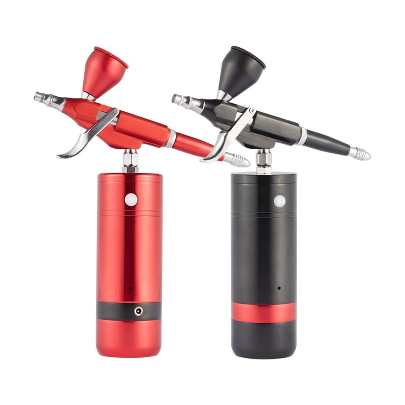 Un Tocco avvia Il Modello di Pompa ad Aria for aerografo Elettrico Che colora Il Tatuaggio aerografo del Salone di Bellezza per la Pittura di Graffiti, la Nail Art, Il Trucco(Black)