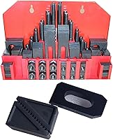 Vista 6 de 58pc máquina de abrazadera de tuerca Kit de abrazadera de tuerca 3/8 pulgadas T-slot Kit de máquina de abrazadera de tuerca Kit de accesorios