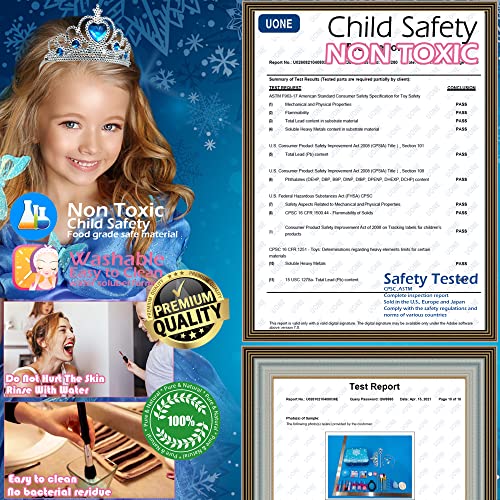 Kids Makeup Kit For Girl - Washable Real Make-Up Kit Toy For Little Girls, Toddler Make Up & Non-Toxic Cosmetic Set, Play Pretend Dress Up Starter, Age 4 5 6 7 8 Year Olds Child Birthday Gift 32Pcs #TOP2