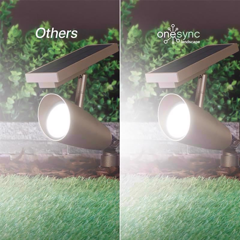 Feit Electric OneSync Bronze Solar Powered/Remote 100 W LED Spotlight 1 pk