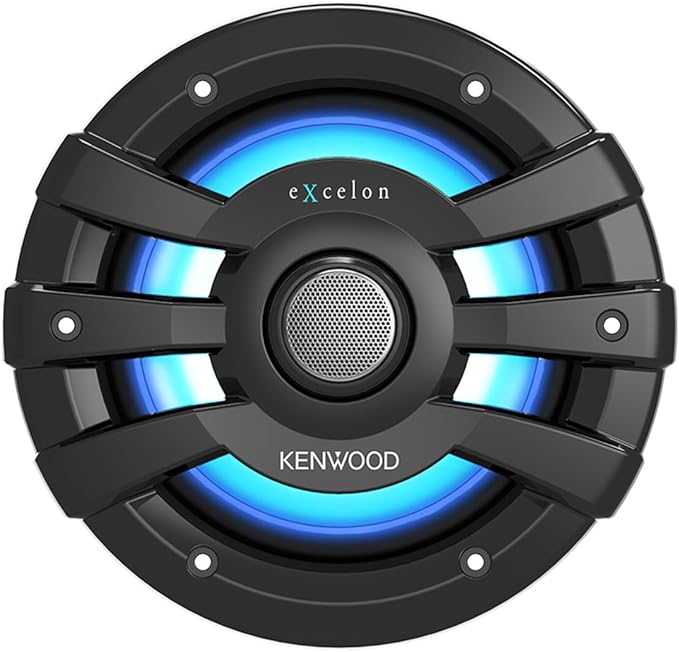 Parlantes Coaxiales Kenwood XM65BL 6.5" para Marina y Deportes Motorizados - Par (Negro) miniatura 2