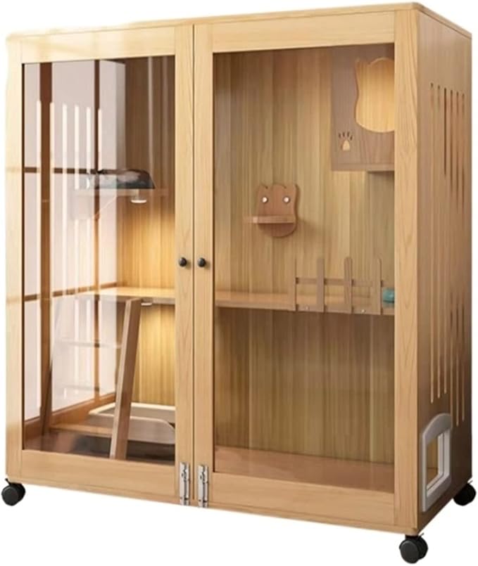 Cat Dog House Cat Cage Home Cat Litter Doubledecker Cat Villa Cat