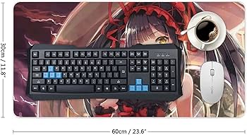 Amazon | デスクマット 時崎狂三 デート・ア・ライブ 最悪の精霊 大型