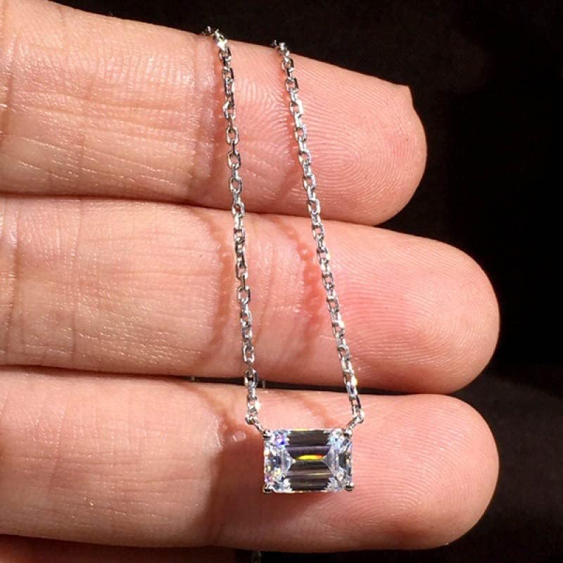 NONNYL S925 Necklace Gift for Women Wife, Womens Pendant Jewelry Wedding Anniversary, Sterling Silver Girlfriend Birthday Gifts for Her, Pendants Necklaces for Christmas Mom Gifts