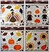 Thanksgiving Fall Gel Cling Bundle of 4