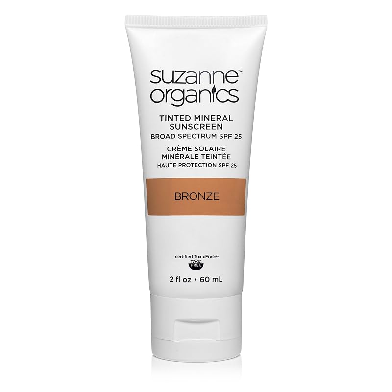 Protetor solar facial mineral com cor SUZANNE Bronze FPS 25