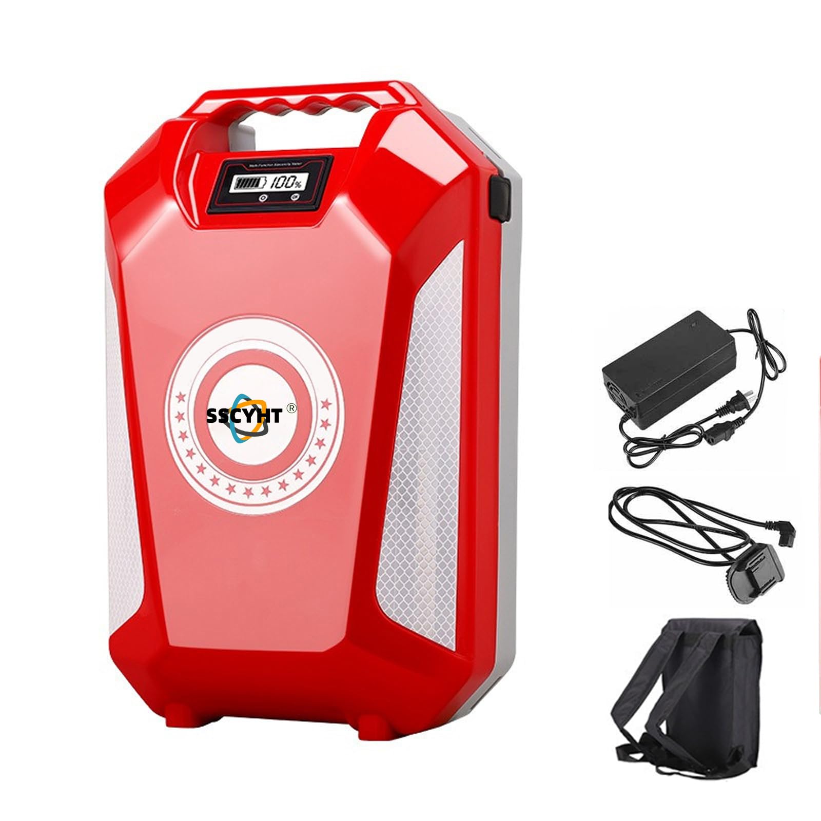 Batería Litio Tipo Mochila 21V 24V 36V 48V 12AH 20AH 30AH Batería de Repuesto Universal para máquinas recolectoras de té cortacéspedes, Bombas de Agua y electrodomésticos