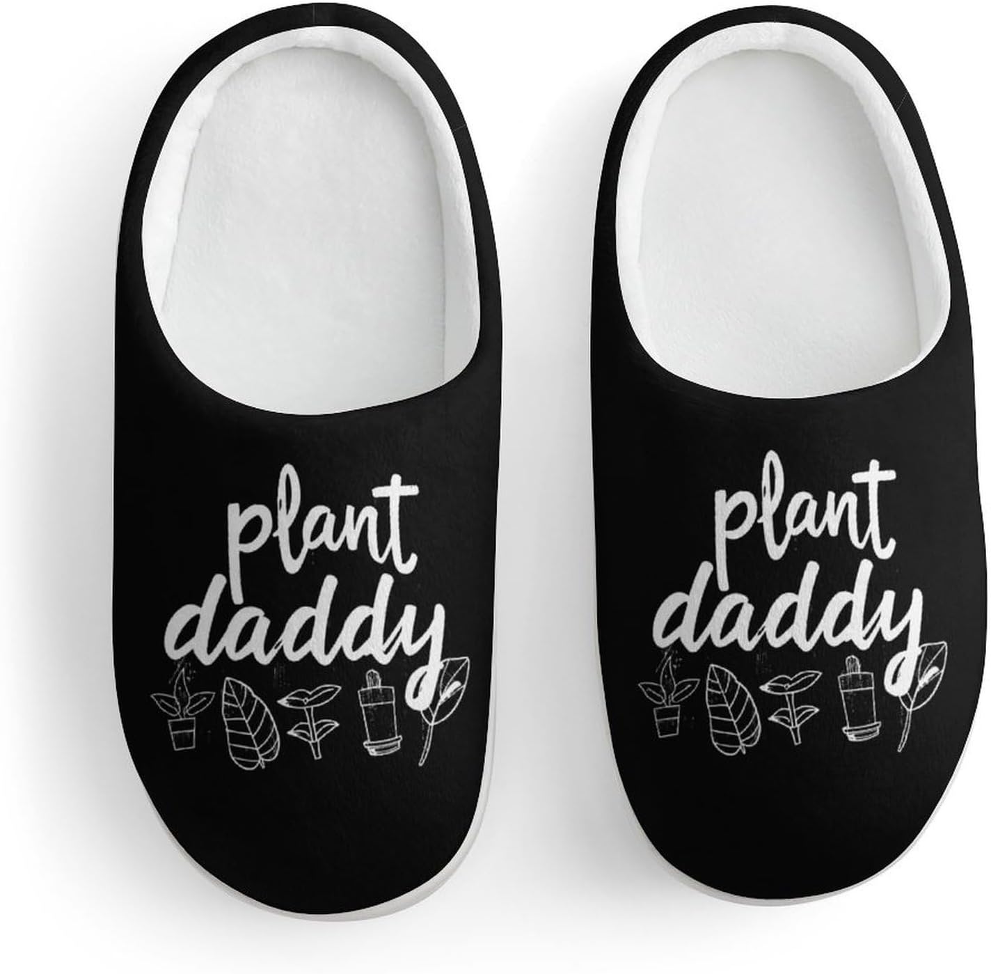 Plant Daddy Cute Cotton Slippers Anti-slip House Shoes Funny Slipper Indoor Outdoor