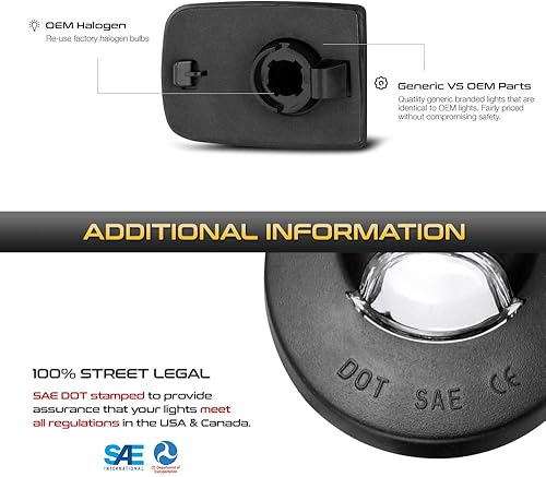 Miniatura 4 de VIPMOTOZ Lámpara de repuesto para placa de matrícula con bisel negro para parachoques trasero 2005-2006 compatible con camioneta Nissan Frontier,