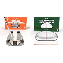 WhyGolf Golf Training Aid Bundle Includes the Putting Thing for Stroke Accuracy & Alignment Mirror with 2 Rods for Improved Swing Setup, Posture, and Consistent Alignment for Better Golf Performance