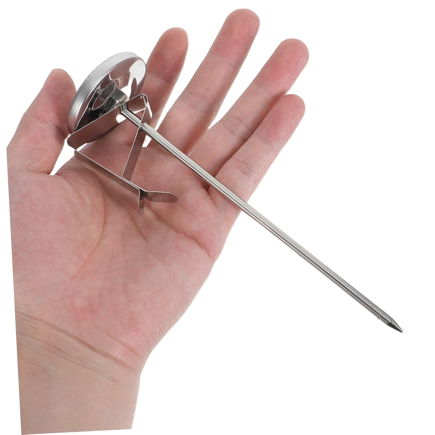Candy Thermometer with Pot Clip Long Probe Stainless Steel for Cooking