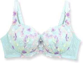 Frande内衣 文胸 文胸 女士 内衣 乳沟 育乳文胸 小胸 40岁 30岁 50岁 高校正 腋下肉 可爱 性感 大码 盛装 单品文胸 灰色甜美花朵瓣 文胸(有钢圈)