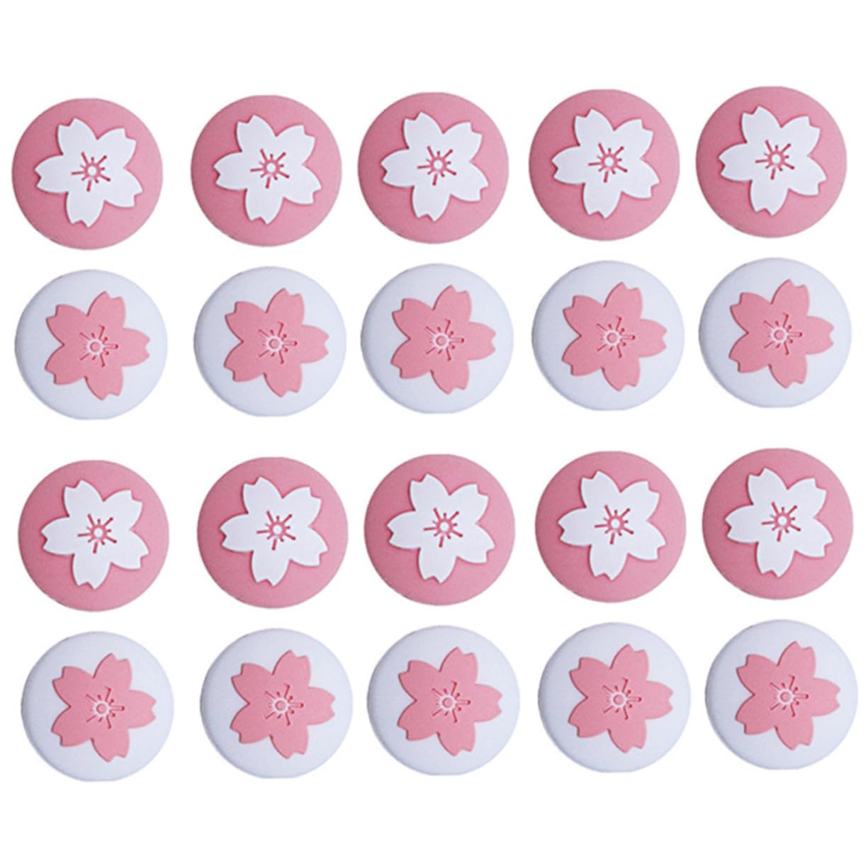 GLEAVI 20個手柄摇杆帽 用キャップ 可愛いデザインでグリップ向上 耐摩耗