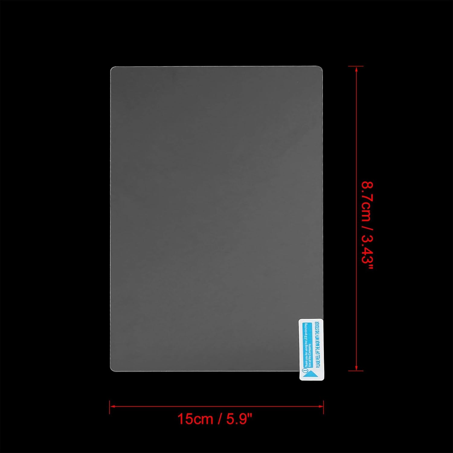 x autohaux 7 inch 0 02 thickness navigation screen protector high definition for audi q5 sq5 a4 a5 s4 s5 2010 2016