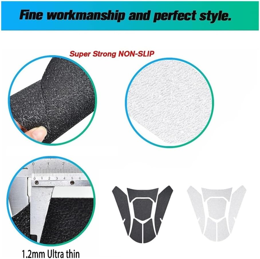 Fuel Tank Gasket for SR150GT Motorcycle Accessories Anti Slip Fuel Tank Pads Gas Knee Grip Traction Sticker Protector
