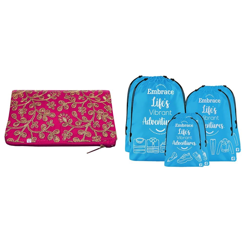heart home Kuber Hand Purse | Travel Organizer Combo Set-picture-12