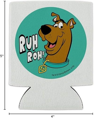 Miniatura 5 de Scooby-Doo Ruh Roh - Enfriador de latas  Funda aislante plegable para bebidas  Soporte aislado para bebidas
