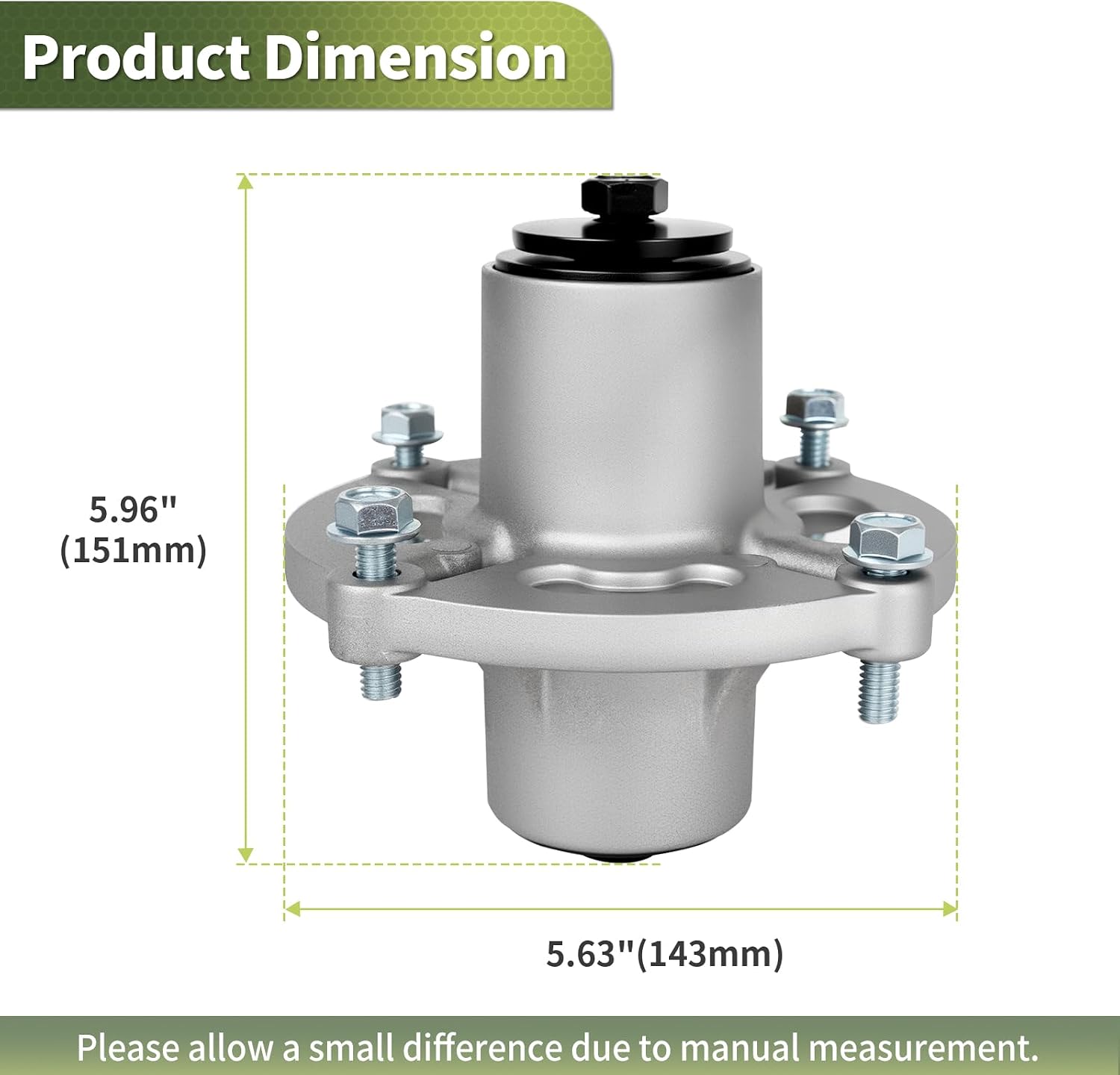 1735326 Lawn Mower Deck Spindle Assembly， Compatible with Sna pper EZT-2042 EZT2042 2691043-00 2691043-01 Simp licity SZT150 2691357-01 Lawn Mower, Replace 485866 1735573YP 14226 1735323YP 3 Pack