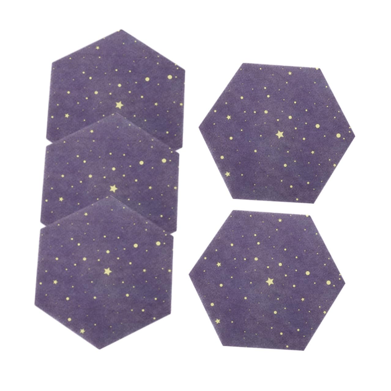 Panneaux d'affichage hexagonaux en feutrine polyester haute densité durables