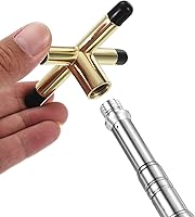 Vista 7 de Retractable Billiards Cue Stick Bridge with Removable Brass Bridge Head - EVA Handle Billiards Table Accessory, Apply to Party/Club/Home