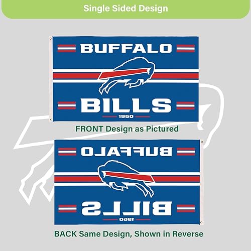 Miniatura 269 de NFL Dallas Cowboys - Bandera duradera de 3 x 5 para exteriores con ojales, bandera y pancarta resistentes para jardín al aire libre y patio, bandera