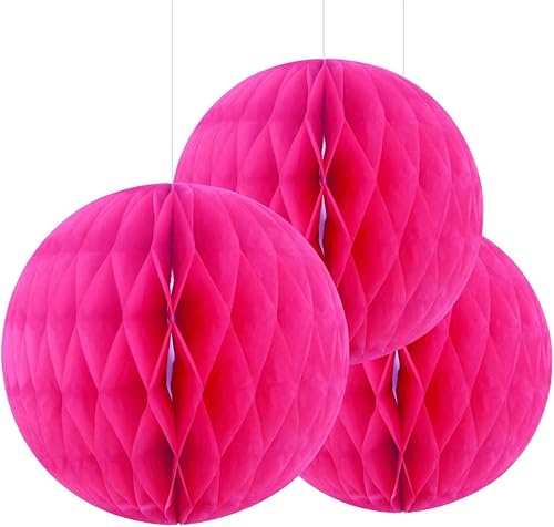 Miniatura 43 de Abanico de papel para decoraciones, bolas de papel de panal de papel para decoración de fiestas, juego de 3 abanicos de papel azul para decoración 3