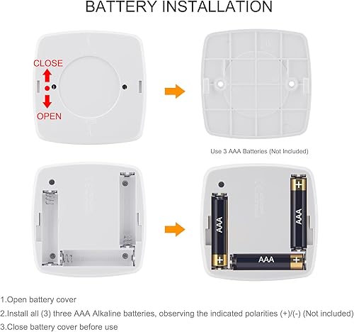 Miniatura 2 de BIGMONAT Luz de grifo con sensor de movimiento, funciona con pilas, luces de disco inalámbricas, luces adhesivas en cualquier lugar debajo del