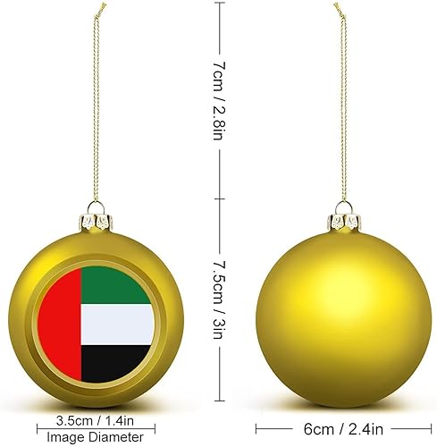 Vista 92 de Adornos dorados de bola de Navidad de Trinidad y Tobago, adorno de bola de bandera de Trinidad y Tobago, adornos de Navidad de bandera nacional