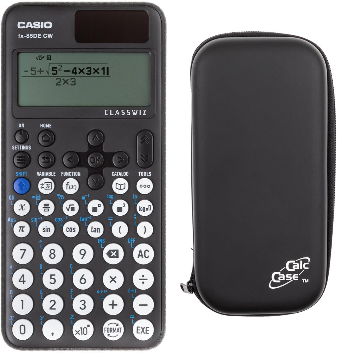 Casio FX-85 DE CW with CalcCase Protective Case