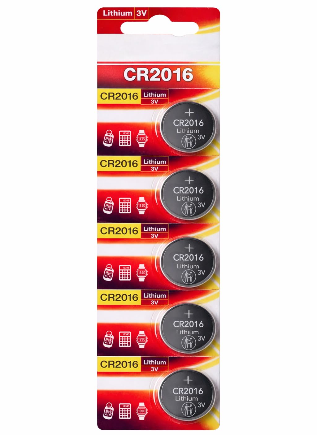 CR2032 Batteries, Long Lasting 3V Lithium Coin Cell 2032 Battery for Apple Airtag, Car Key Fobs, Watches, Heart Rate Monitors, Scales, LED Candles, Calculators & Other Small Devices (Pack of 2) — view 17
