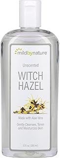 Witch Hazel, Unscented, Alcohol-Free, 12 fl oz (355 ml), Mild By Nature