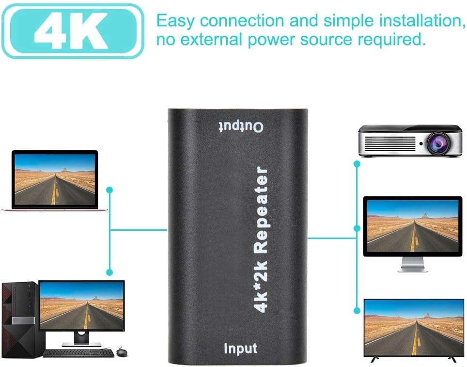 Best 4K*2K HDMI Signal Amplifier 40M Repeater Adapter Female to Female for TV/Digital, Single Output Amplifier Boost Your HD TV/FM/DAB Signal Discount 90% 4K*2K HDMI Signal Amplifier 40M Repeater Adapter Female to Female for TV/Digital, Single Output Amplifier Boost Your HD TV/FM/DAB Signal