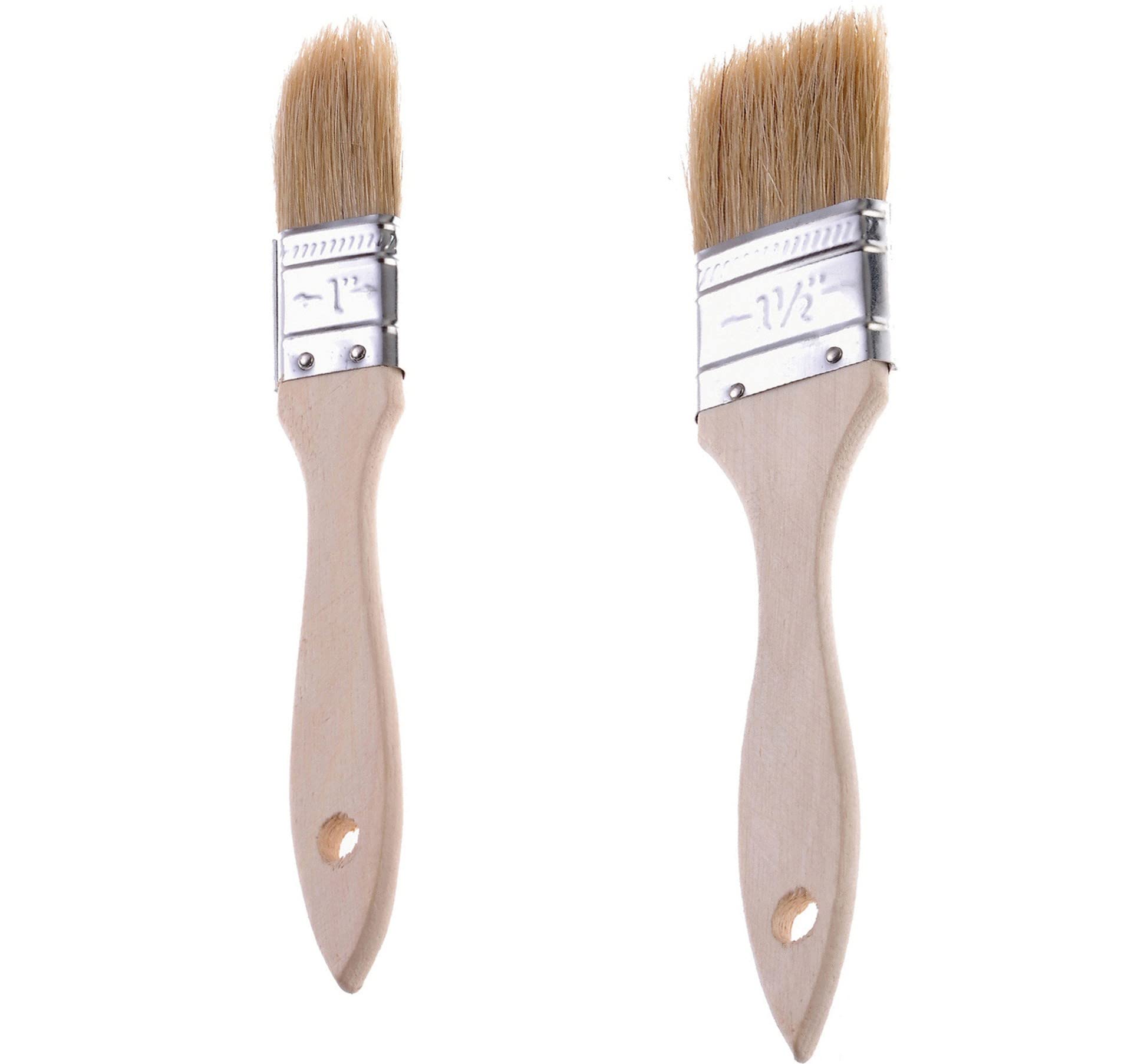 Pinceaux en bois naturel Westmark pour ne plus rater vos dorures de tartes