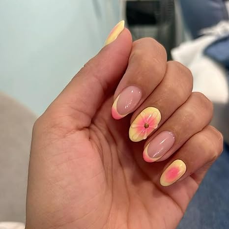 Fun Summer French Press-On Nails