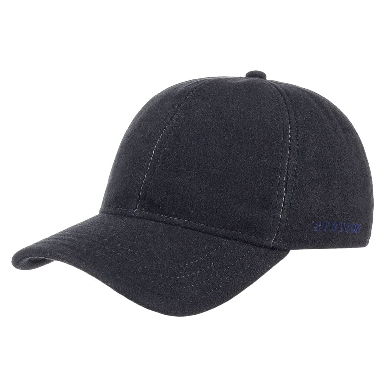 StetsonVaby Earflap Full Men’s Cap with Cashmere - Peaked Cap with Neck Protection - Baseball Cap with Ear Protection - Fall/Winter Wool Cap - Winter Cap