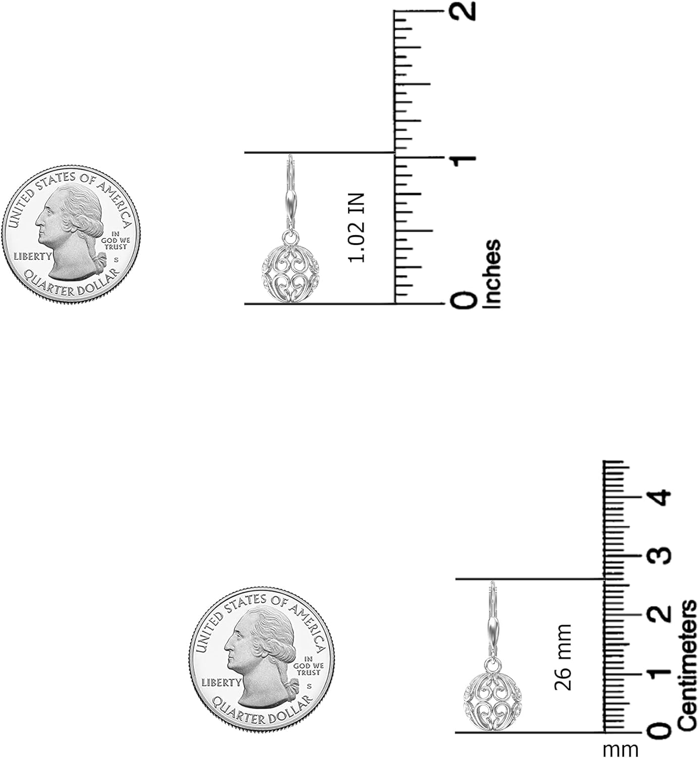 LeCalla 925 Sterling Silver Leverback Drop Earrings Lightweight Bohemia Teardrop Drop Dangle Earring for Women - Image 4