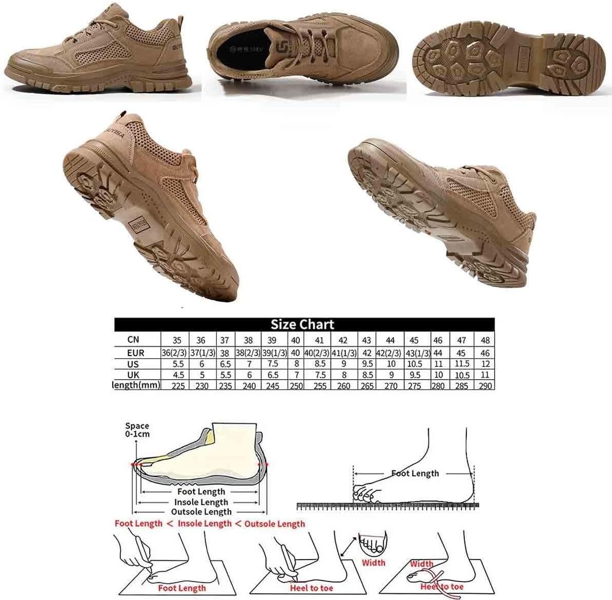 男性用労働保険靴、耐衝撃・耐穿刺安全靴、絶縁10kv保護作業靴、快適で 電気技師靴(EU 44)