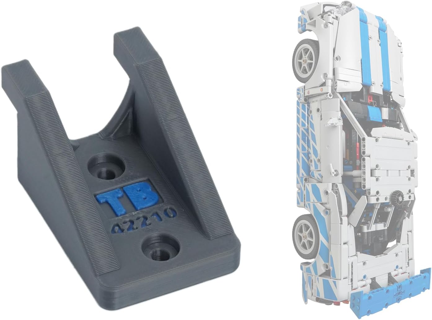 Vertical Wall Mount for LEGO 2 Fast 2 Furious Nissan Skyline GT-R-42210 (Car NOT Included)