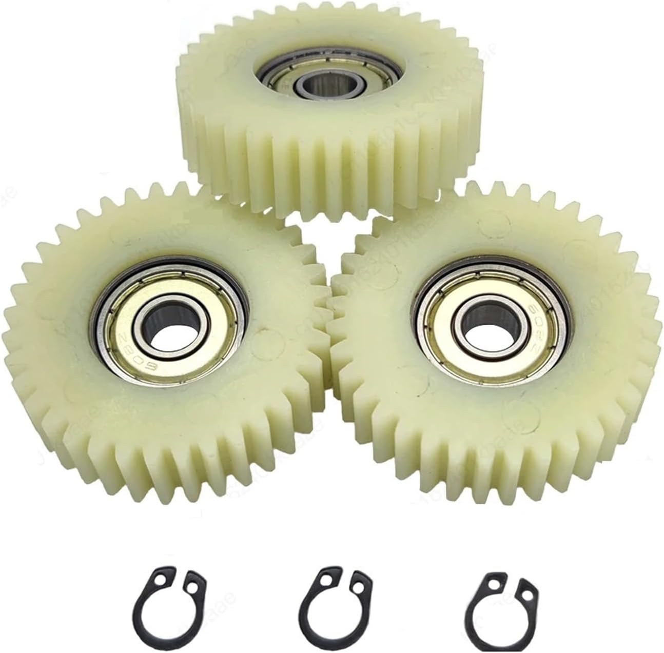 E Bike Motor Gear 47.5x13.5mm Planetary Gear 36 Teeth Gears with 8mm Bearings Wheel Hubs Electric Bike Nylon Gear Compatible with Bafang Motor E-Bike Parts