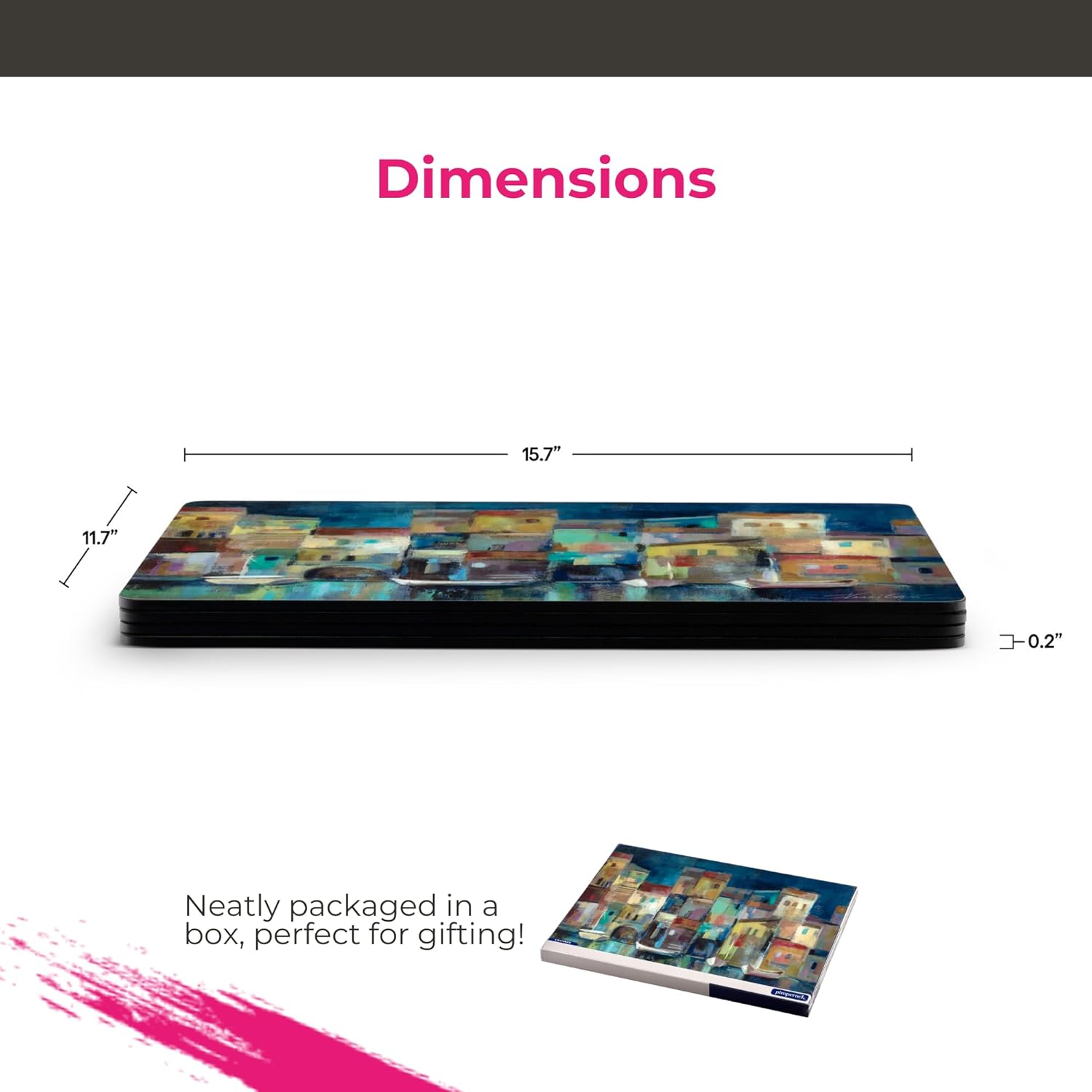 Pimpernel Placemats, Multicolor