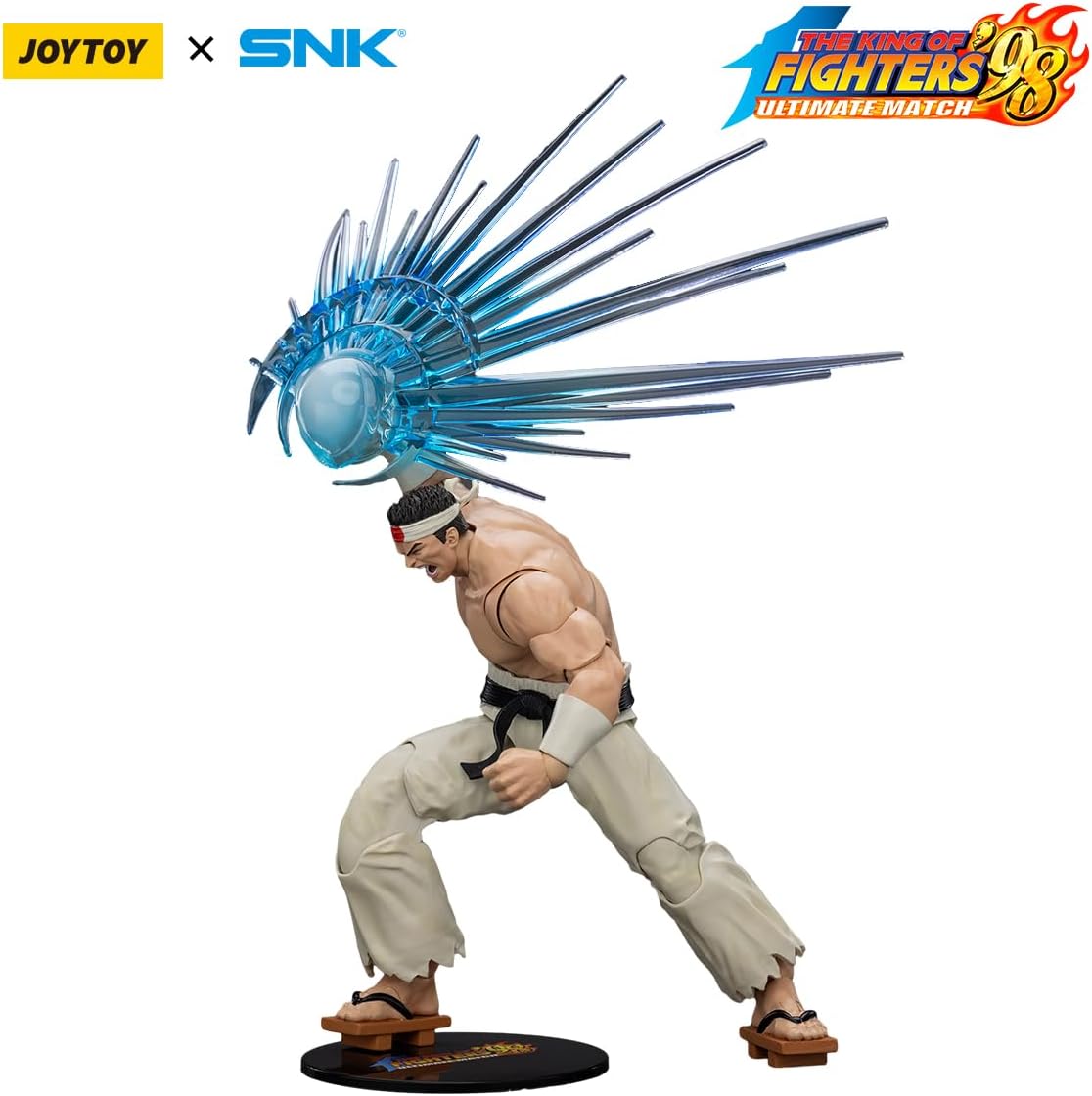 JOYTOY SNK The King of Fighters KOF 98UM Hero Team Goro Daimon Action Figure 1:18 Scale 4.6" Tall, Interchangeable Heads, Hands & Accessories