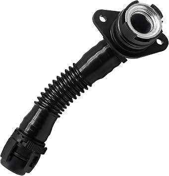 11127584128 Crankcase Vent Hose from Valve Cover for BMW 135i 335i 535i 640i X1 X3 X4 X5 X6 2011 2012 2013 2014 2015 2016 2017 N55 Crankcase Vent Hose PCV Replace 7584128 BMW Crankcase Breather Hose