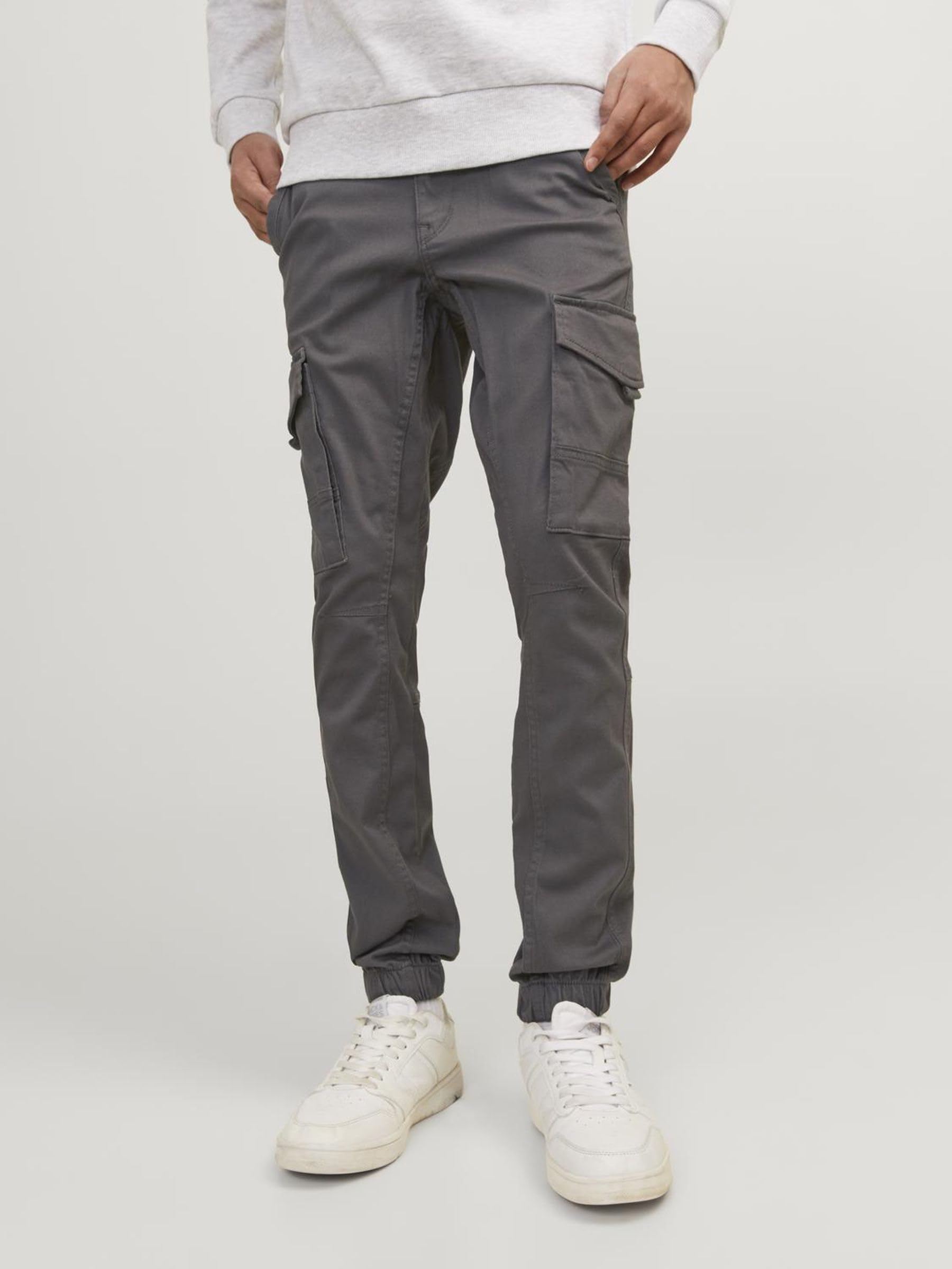 JACK & JONES Jjipaul Jjflake Akm 542 Asphalt Noos Jr - Ładunek Chłopcy