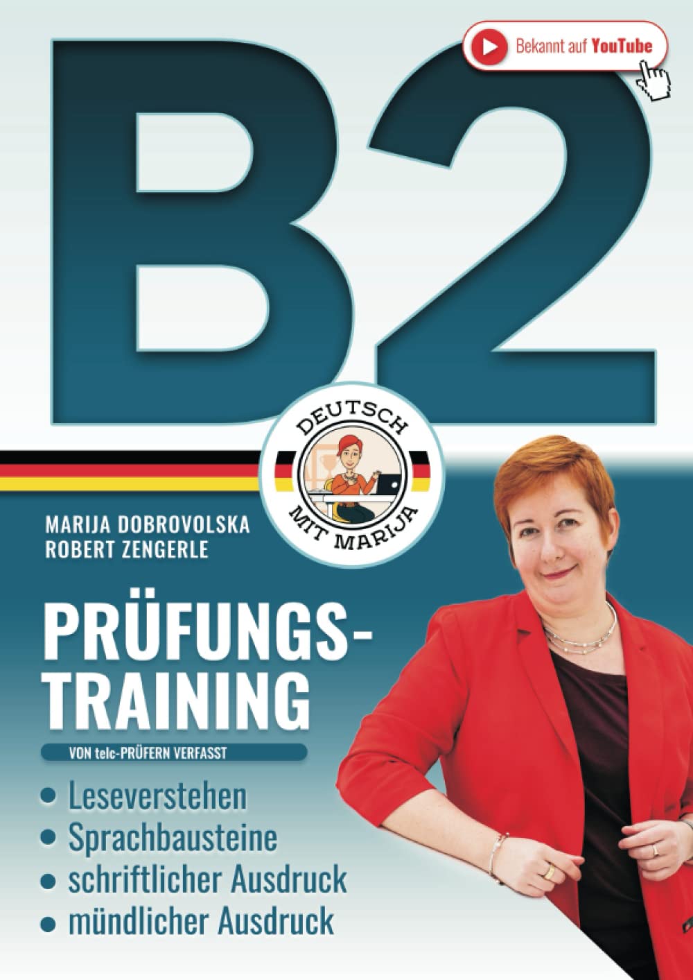 Prüfungstraining Deutsch B2: Das große 4in1 Arbeitsbuch - Leseverstehen