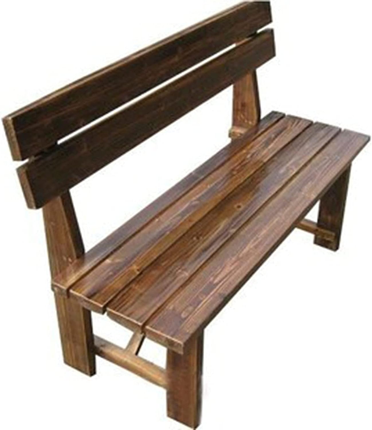 Patio Bench, Park Bench, Outdoor Seating Couch, 47 Inch Solid Wood